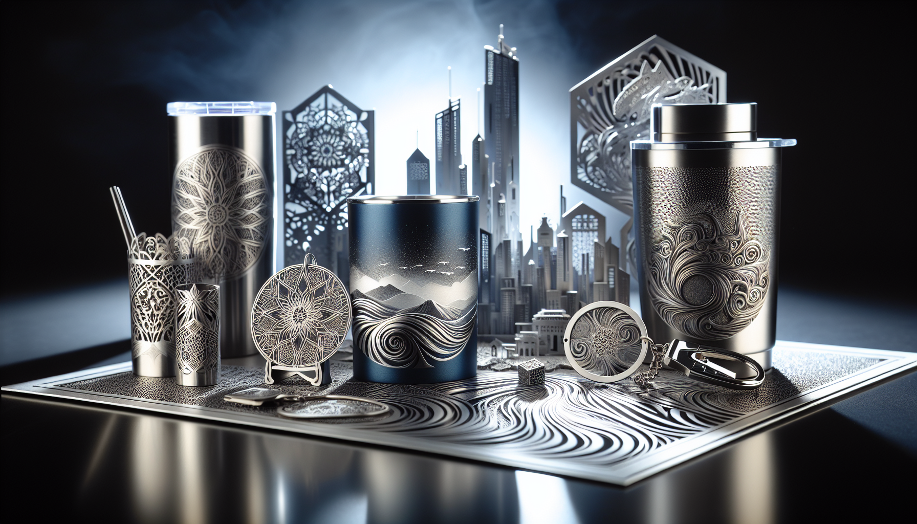 Creative projects with laser-etched stainless steel